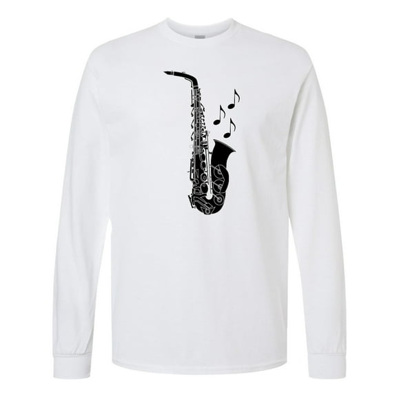 Inktastic Saxophone Musician Band Idea Long Sleeve T-Shirt
