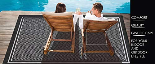 Gertmenian 21953 Outdoor Rug Freedom Collection Coastal Themed Smart Care Deck Patio Carpet Royal Palm Leafs Tan 8x10 Large 