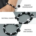 thumbnail image 2 of Forma de fútbol Beads Pulsera Pulsera del hombre Regalo de moda Accesorio de ropa, 2 of 6