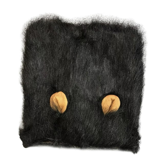 Melena para disfraz de gato y mascota, accesorios de ropa para mascotas, disfraz de Halloween para accesorios fotográficos, disfraces de juego de rol negro