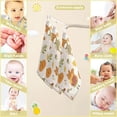 thumbnail image 3 of SKYSONIC 5 PCS Autumnal Forest Pattern Baby Muslin Washcloths, Cute Animal Face Towel Burp Cloths Ultrasoft Absorbent Cotton Bath Wipes Towels for Newborn Boys Girls, 3 of 7