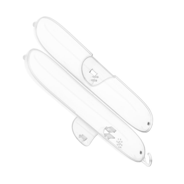 Travel Portable Toothbrush Storage Box Plastic Lightweight toothbrush storage box Clear Toothbrush Holder Organizer Case Protector