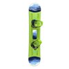 Lucky Bums 95cm Youth Kids Plastic Snowboard with Adjustable Bindings, Green