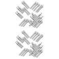 thumbnail image 1 of 100 Pieces Surtido Tamaño Plano Plano De Pelo De Metal PRONG PLATADOR Sunnimix Clips de pelo plano para mujer, 1 of 8