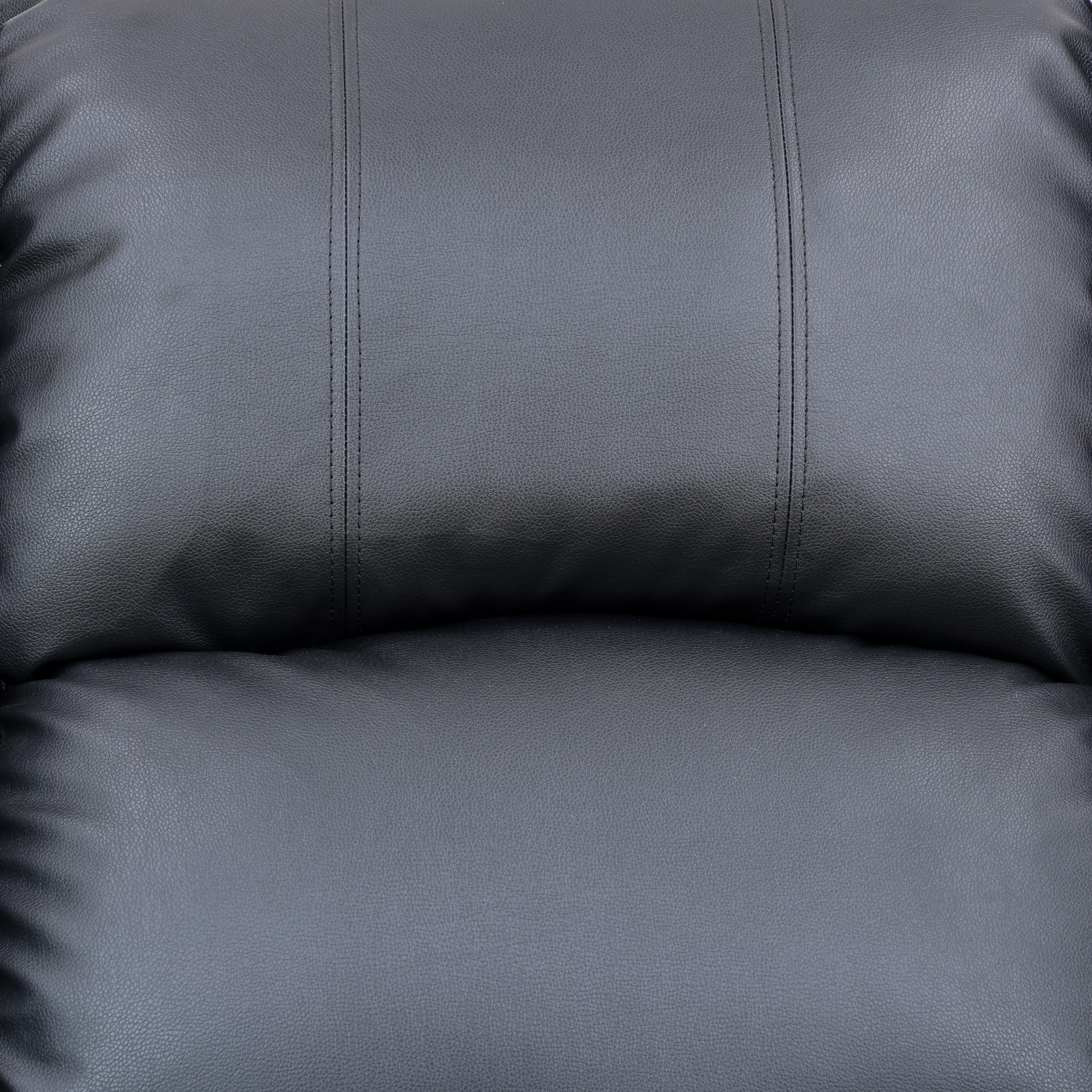 MAYEERTY 2-Seater Recliner Loveseat Sofa, Breathing Leather for Living Room Apartment