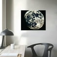 thumbnail image 3 of Nawypu  - Framed Moon Phases Canvas Wall Art, Black and White Bedroom Wall Decor, Abstract Giclee Space Artwork with Matting and Acrylic Sealing, for Home and Office Decoration, 3 of 4