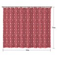 thumbnail image 5 of Red Christmas Knitted Pattern Shower Curtain 84"x72" ,Bathroom Decorative Shower Curtains Set with 12 Hooks,Modern Waterproof Washable Shower Curtain, 5 of 6