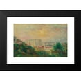 thumbnail image 2 of Pierre-Auguste Renoir 24x17 Black Modern Framed Museum Art Print Titled - View of Montmartre (1885), 2 of 5