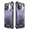 Metallic purple, variant on i-Blason Armorbox Case for iPhone 14 Pro 6.1 inch (2022 Release) with Kickstand & Belt Clip Holster, Full Body Protective Bumper Case with Built-in Screen Protector (Black)