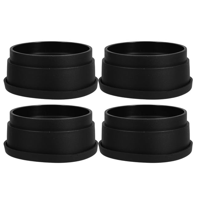 KAKOWELY lifter 4pcs Stackable Rubber Furniture Risers For Bed Chair Height Adjustment Non-Slip Lifter For Sofas Rubber Bed Risers Sofa Riser3.46"X3.46"X1.57"