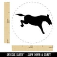 thumbnail image 2 of Donkey Kicking Solid Self-Inking Rubber Stamp Ink Stamper - Green Ink - Medium 1 Inch, 2 of 7