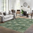thumbnail image 3 of ZACOO 9' x 12' Geometric Large Area Rug for Bedroom Machine Washable Area Rug Soft Foldable Accent Rug Modern Rug Grayish Green, 3 of 9