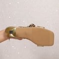 thumbnail image 6 of Cxenplz Women's Summer Leather Pointed Toe Strappy Elegant Heeled Sandals Shoes, 6 of 9