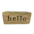 thumbnail image 1 of Bloc de Bois de Table Hello Double Face, 1 of 3