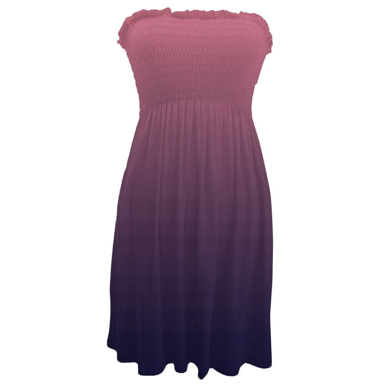 TQWQT Sundresses for Women 2025 Strapless Cute Summer Dresses Casual Tube Tops Western Dress Gradient Print Cover Ups for Swimwear Purple Pink XXXL - Walmart.com TQWQT Sundresses for Women 2025 Strapless Cute Summer Dresses Casual Tube Tops Western Dress Gradient Print Cover Ups for Swimwear Purple Pink XXXL - Walmart.com
