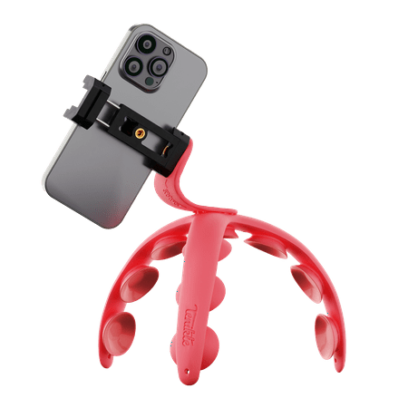 Tenikle - PRO Bendable Suction Cup Tripod Mount - Red