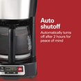 thumbnail image 4 of Hamilton Beach 5 Cup Drip Coffee Maker with Easy FrontFill Basket, Compact Design, Programmable Clock, Glass Carafe, Auto Pause and Pour, Black & Sta, 4 of 8