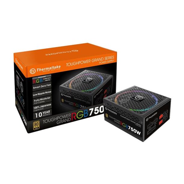 Thermaltake Ps Tpg 0750fpcgus R Toughpower Grand Rgb 750w 80 Plus Gold 12 V Apfc Power Supply Walmart Com Walmart Com