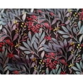 thumbnail image 5 of oneOone Silk Tabby Dusty Blue Fabric Leaves Sewing Craft Projects Fabric Prints By Yard 42 Inch Wide, 5 of 6