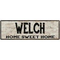 WELCH Rustic Home Sweet Home Sign Gift 6x18 Metal Decor 206180084259