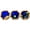 Bronze, variant on VWAQ Coral Reef Fish Decals, Submarine Portholes, Underwater Ocean Stickers -VWAQ-SPW18 (14" Diameter, Gold)