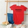 thumbnail image 4 of Grandma When Mom Says No Grandchild Romper Boys or Girls Infant Baby Brisco Brands 12M, 4 of 6