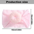 thumbnail image 3 of Bradem Hair Rope Qandsweet Baby Headbands Circle Bows Knotted Soft Silk Nylon Headwraps For Newborn Infant Toddlers Girl Kids, 1*Headband, 3 of 9