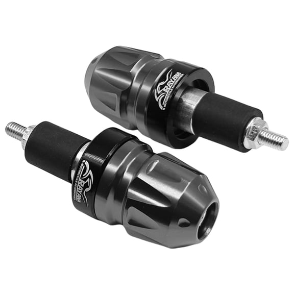 ZYHARUKO 1 Pair Aluminum Alloy Motorcycle Handlebar End Caps, Nonslip Grip Covers for Dirt Bike 7/8" 22mm Bars, Easy Installation