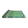 thumbnail image 2 of Ahgly Company Indoor Rectangle Abstract Turquoise Blue Modern Area Rugs, 4' x 6', 2 of 4
