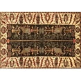 thumbnail image 1 of Ahgly Company Indoor Rectangle Persian Brown Traditional Area Rugs, 4' x 6', 1 of 4