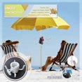 thumbnail image 4 of Heavy Duty Twisting Lock Three Helical ABS Ground Stakes Suitable For Beach Umbrellas Windproof Design Outdoor Stability Multicolor, 4 of 4