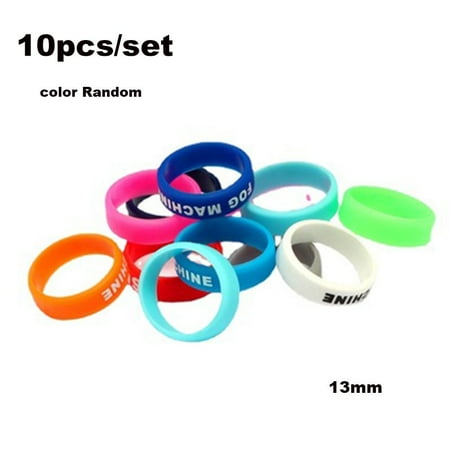 Elastic Stretch Anti-Slip Ring Tackle Non-slip Protector Racket Silica Gel Rod Clip O-shaped Ring Fishing Rod Handle Protective Case 13MM