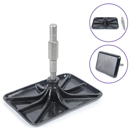 Manganese Steel Tamper Rammer Plate Compactor Rammer Plate for Paving Stones Manganese Steel Jack Hammer Compactor Rammer Plate for Builder Gardener Manganese Steel Jack Hammer Compactor Rammer Plate
