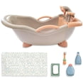 thumbnail image 1 of JC Toys: ¡para mantener el tiempo de juego! | Juego de baño de trabajo real Baby Doll | Se adapta a muñecas de hasta 16" | La ducha y el grifo realmente funcionan | Accesorios de juego | Edades 2+ | C, 1 of 5