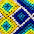 thumbnail image 3 of Moots Root Hand-Knitted Leather Pet Collar Blue Large, 3 of 7