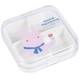 thumbnail image 1 of 5PCS Mini Portable Pill Organizer – Compact Travel Medicine Case for Weekly Use (Pink Bunny,Length 6.5*Width 6.5cm), 1 of 8