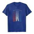 thumbnail image 5 of ORT Womens American Flag Shirt July 4th T-Shirt Graphic Tees Casual Short Sleeve Tee Top(Z1-Blue,3XL), 5 of 5