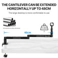 thumbnail image 3 of Ulanzi LS26 Low Profile Microphone Arm with Cable Management Desk Clamp 360° Rotatable Foldable Mic Stand for Streaming Podcasting Recording – Fits 1/4" 3/8" 5/8" Microphones, 3 of 19
