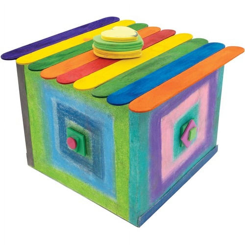Creativity Street Square Artist Pastels, 24 Assorted Colors, 6 Each, 2-3/8" x 3/8" x 3/8", 144 Pieces
