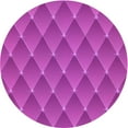 thumbnail image 1 of Ahgly Company Machine Washable Indoor Round Transitional Fuchsia or Magenta Purple Area Rugs, 3' Round, 1 of 7