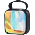thumbnail image 1 of ZLFSRQ Neceser transparente aprob por la TSA, impermeable, de color negro, con cremallera, para maquillaje, tamaño de cuarto de galón, transparente, para líquidos, liz, portátil, bonito o, 1 of 3
