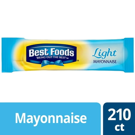 Best Foods Mayonnaise Stick Packets Light 0.38 oz, Pack of (Best Tasting Light Mayonnaise)