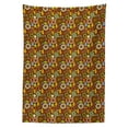 thumbnail image 3 of Ambesonne Autumn Tablecloth Rectangular Table Cover, Fall Season Colors Flowers, 60"x90", Multicolor, 3 of 4