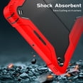 thumbnail image 6 of Allytech iPad 10th Gen Case, iPad 10.9" Case, Rugged Heavy Duty Protection Shockproof Multi Angle Viewing Stand Dual Layers Case Cover for Apple iPad 10.9" 2022 - Red, 6 of 7