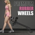 thumbnail image 3 of EDTara Height Adjustable Nordic Curl Bench with Wheels, Nordic Hamstring Curl Machine, 3 of 6