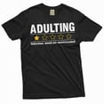 thumbnail image 3 of Funny Adulting Shirt Humorous Joke Tee humor Shirts Sarcastic Gift Birthday Gifts For Him Her (Large Navy Blue), 3 of 7