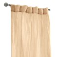 thumbnail image 4 of Loft Living Peoria Sheer Dual Header Single Curtain Panel 52 x 63 in Apricot, 4 of 6