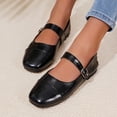 thumbnail image 2 of Orthopedic Mary Jane For Soft Ballet Flat Casual Shoes With Adjustable Buckle Straps, 2 of 5