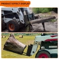 thumbnail image 5 of DWVO 45" 2500lbs Skid Steer Pallet Fork Quick Attach Spear Sleeves with Receiver Hitch, 5 of 8