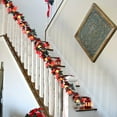 thumbnail image 4 of Moocorvic Thanksgiving Fall Black Pumpkin Garland 5.74 FT, with Orange Pumpkins Berries Autumn Leaf Vines Table Decoration for Party Mantle Indoor, 4 of 7